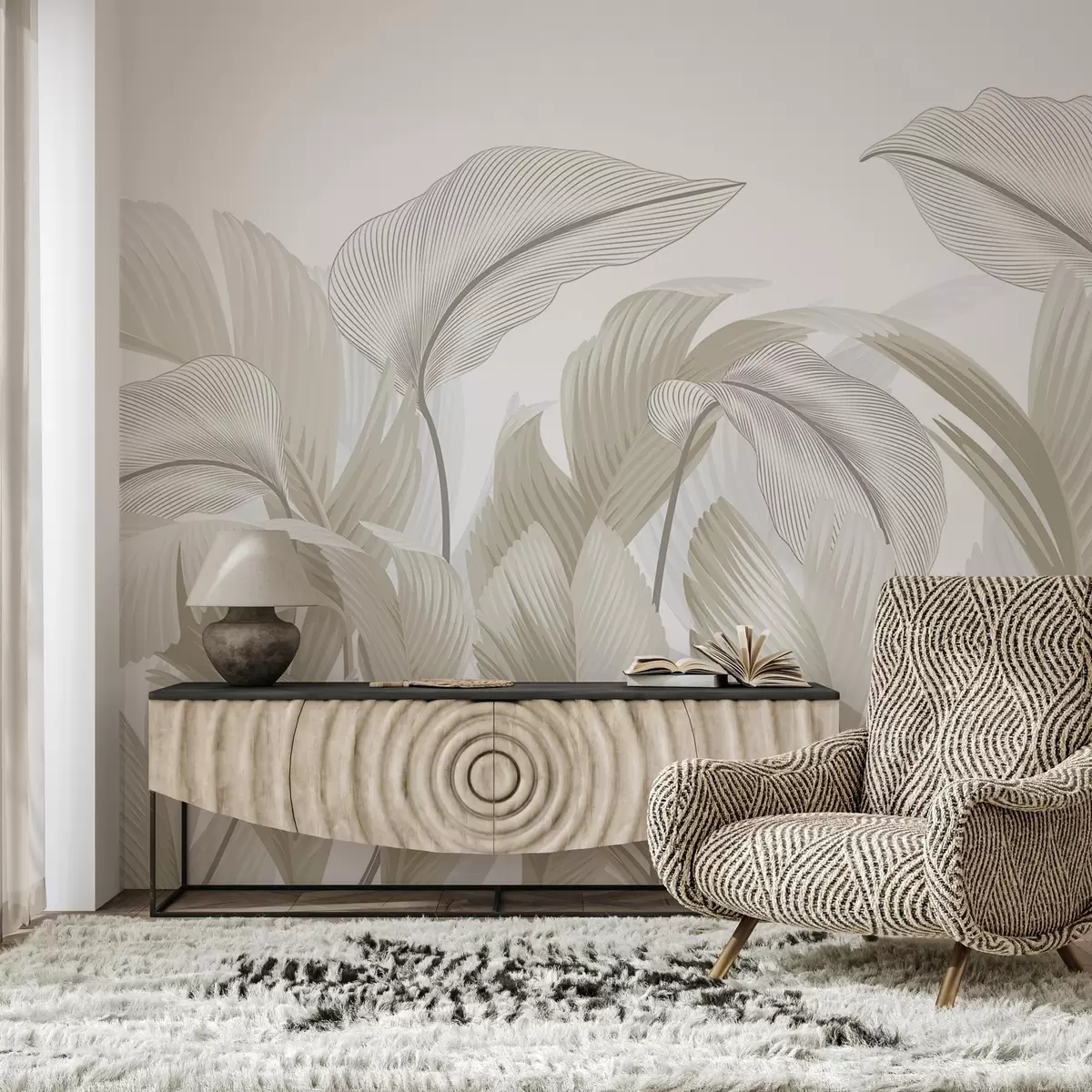 Fototapet Frodigt bladverk w02508v4