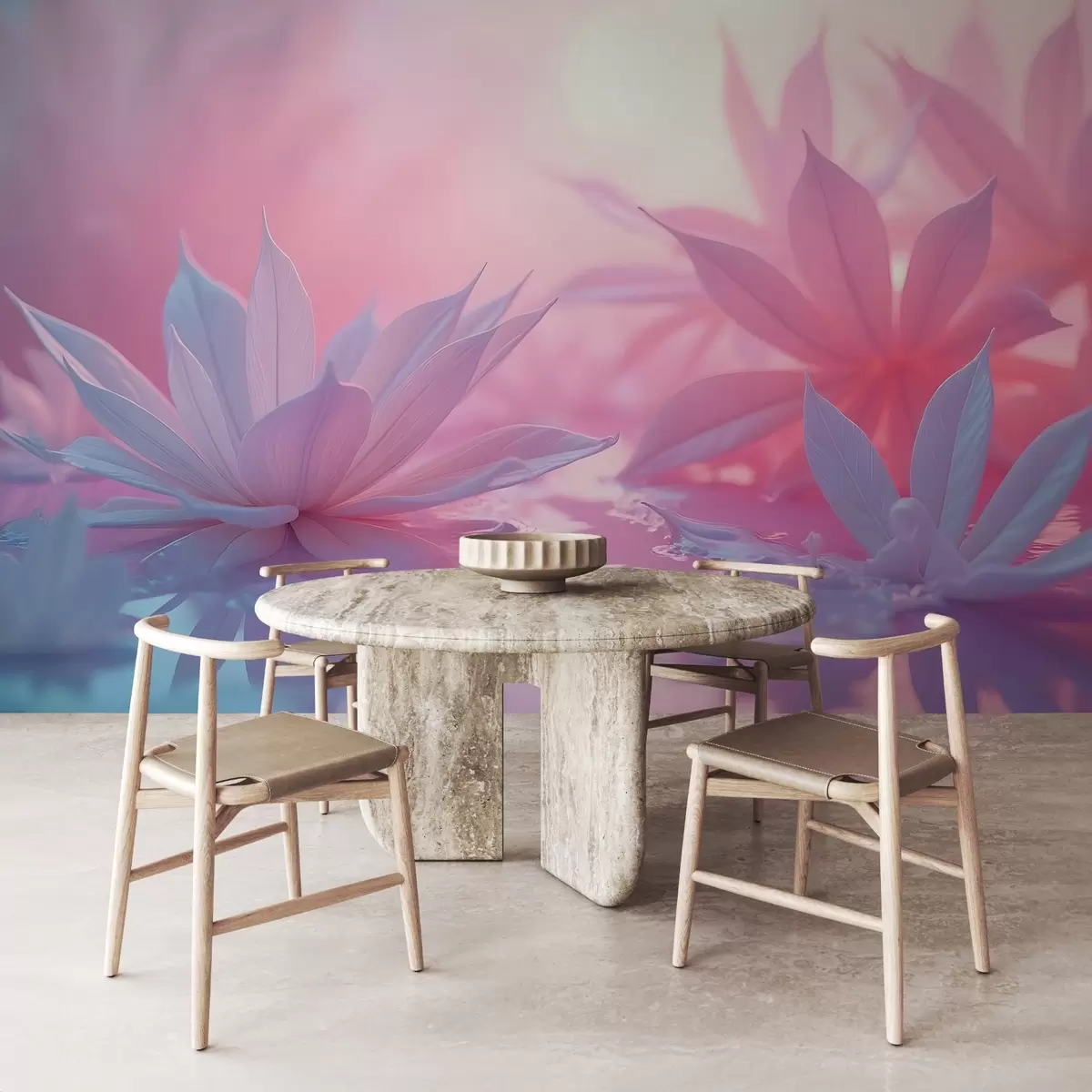 Fototapet Voluminösa blomblad w02617