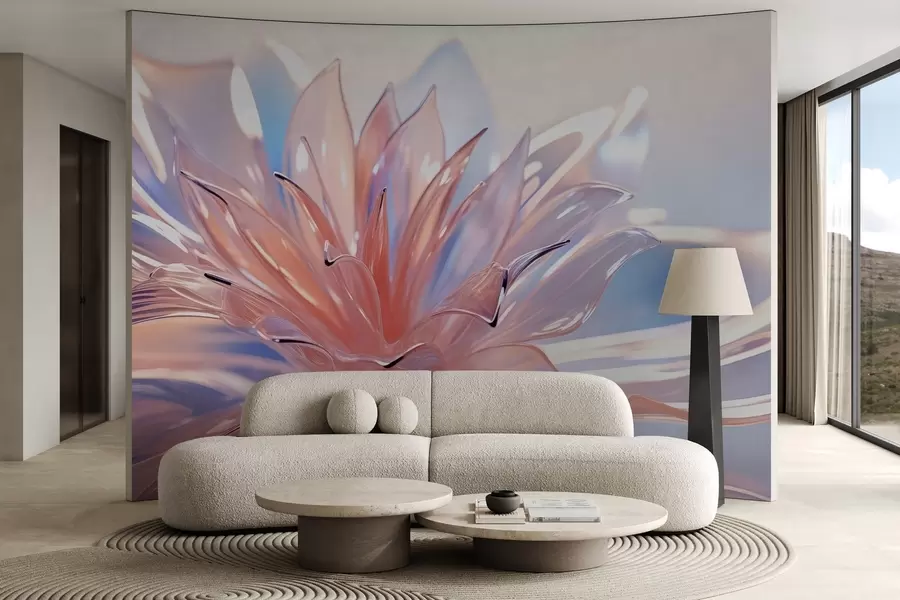 Fototapet Stor kristallblomma w02623