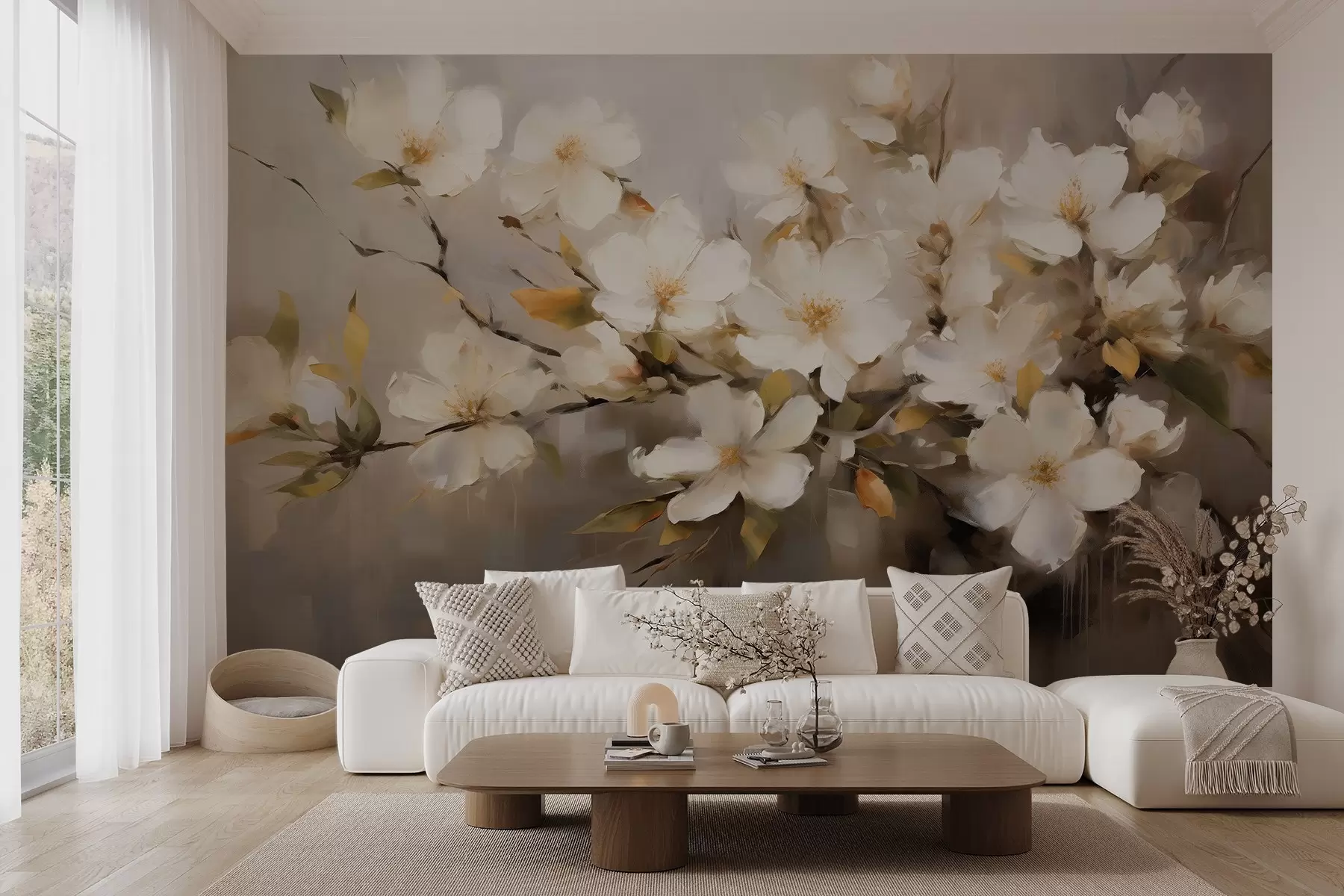 Fototapet Blommande gren w08592