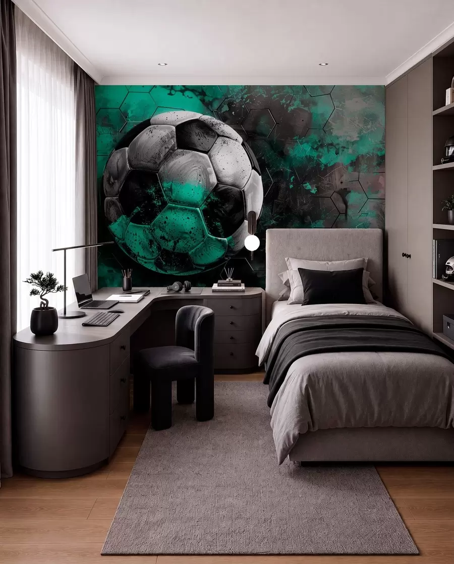 Fototapet Fotboll w08618