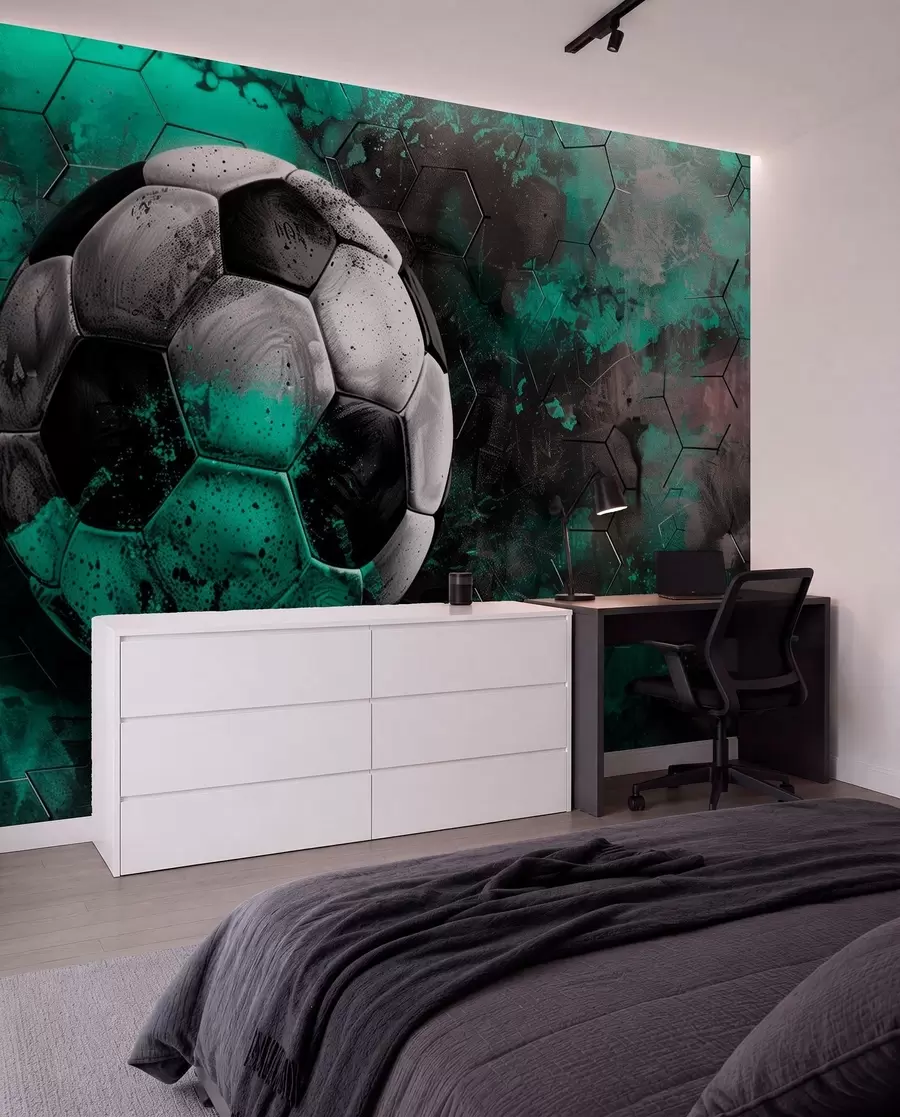 Fototapet Fotboll w08618