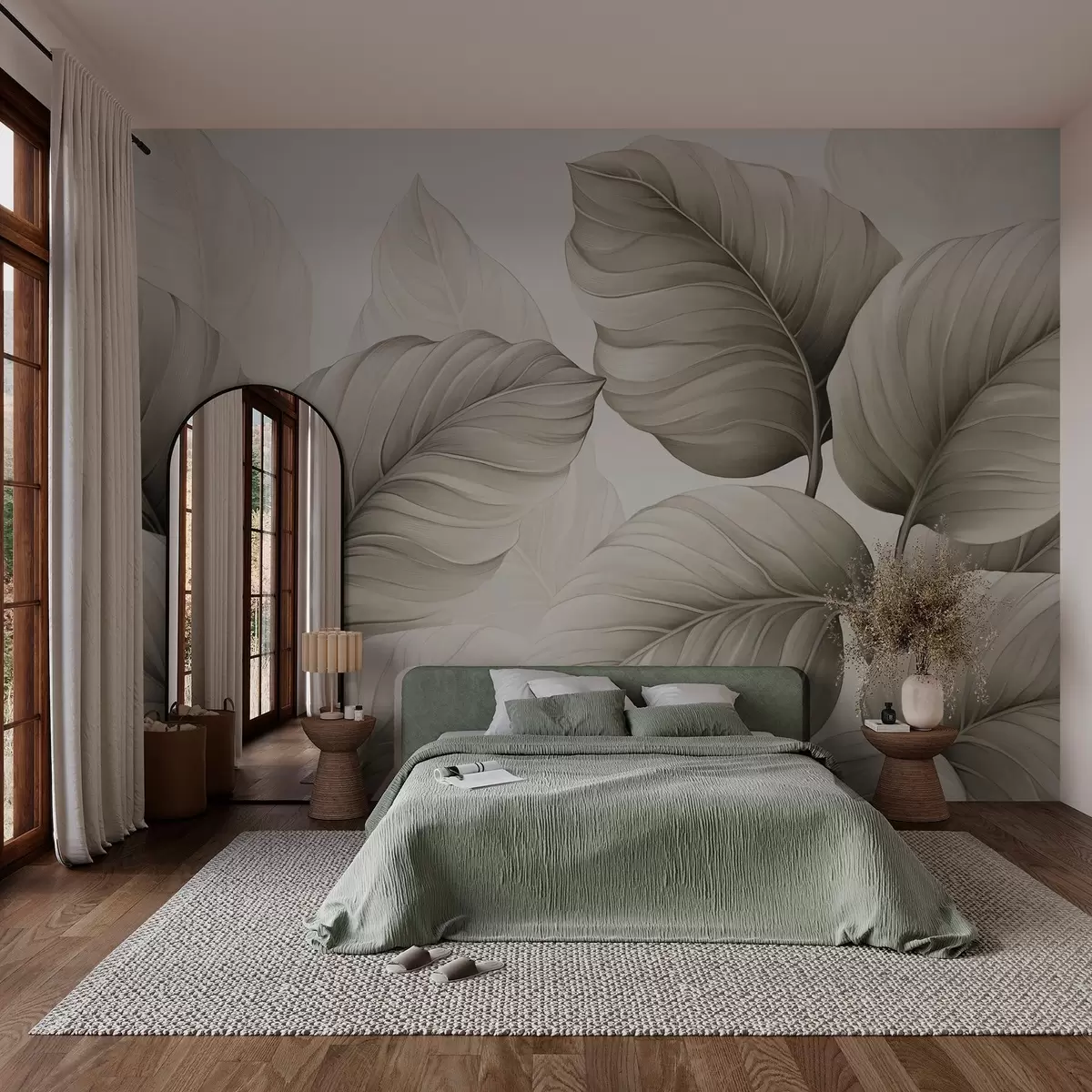 Fototapet Stora blad w02944