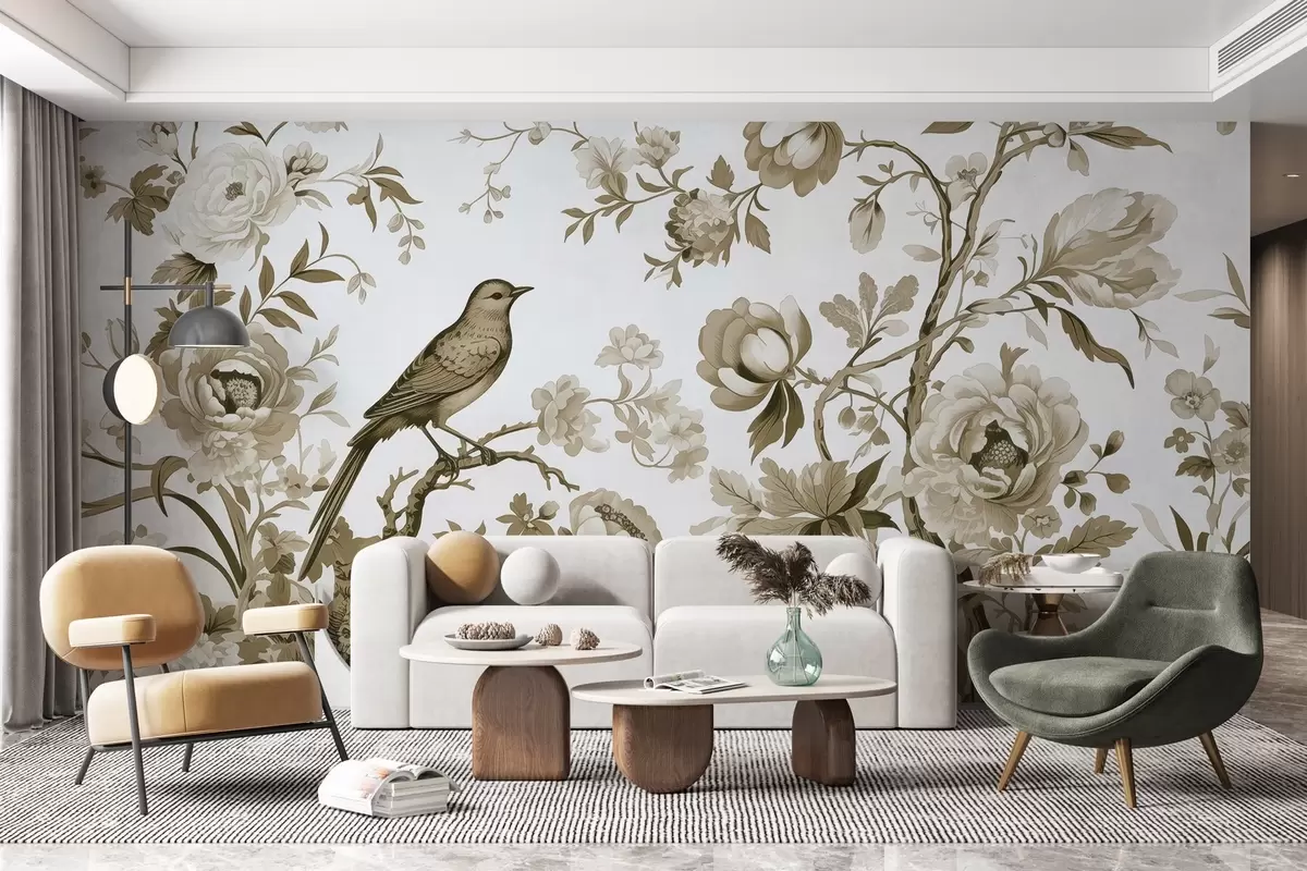 Fototapet Harmoni i trädgården w02988v3