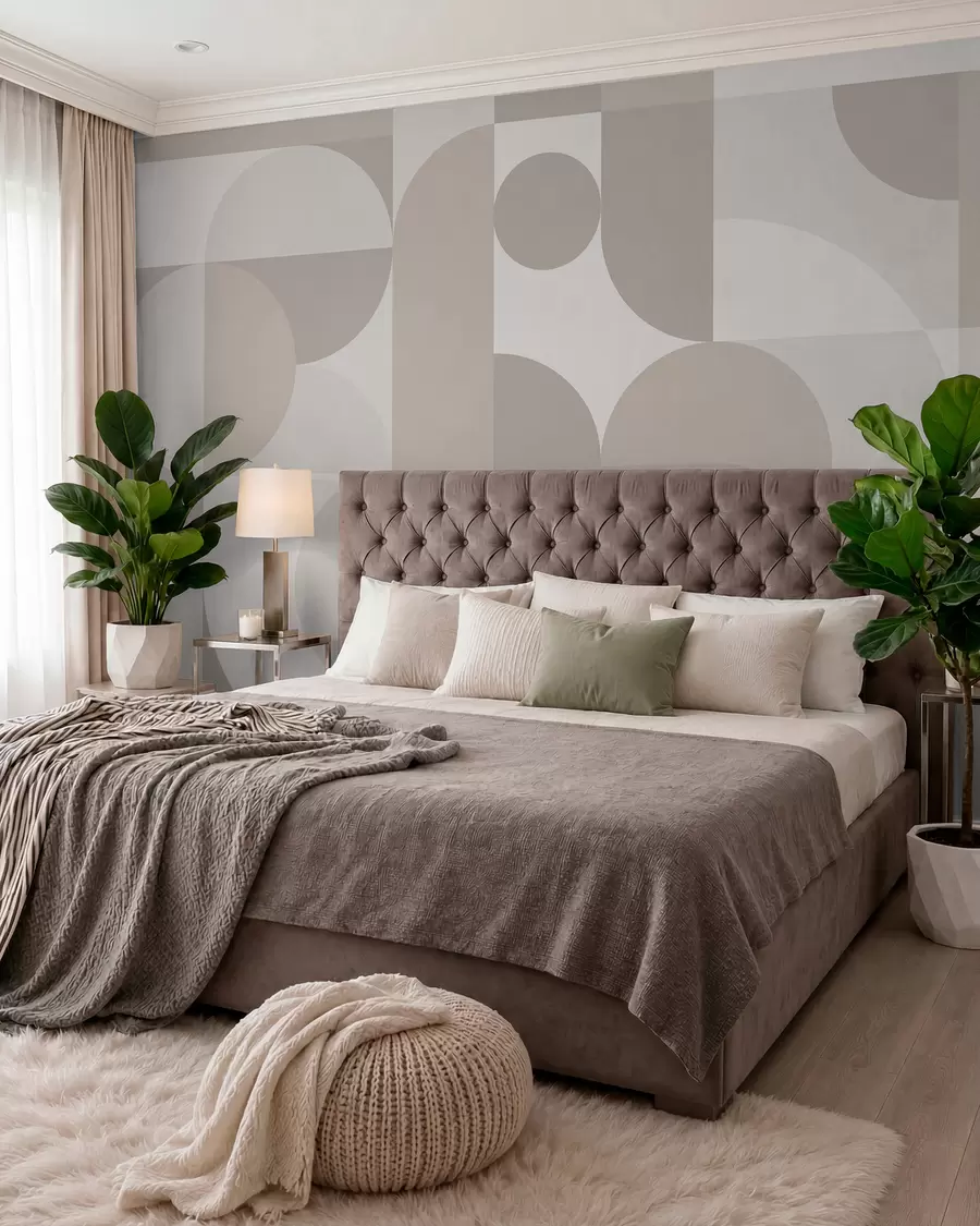 Fototapet Snygg geometritrend w03058