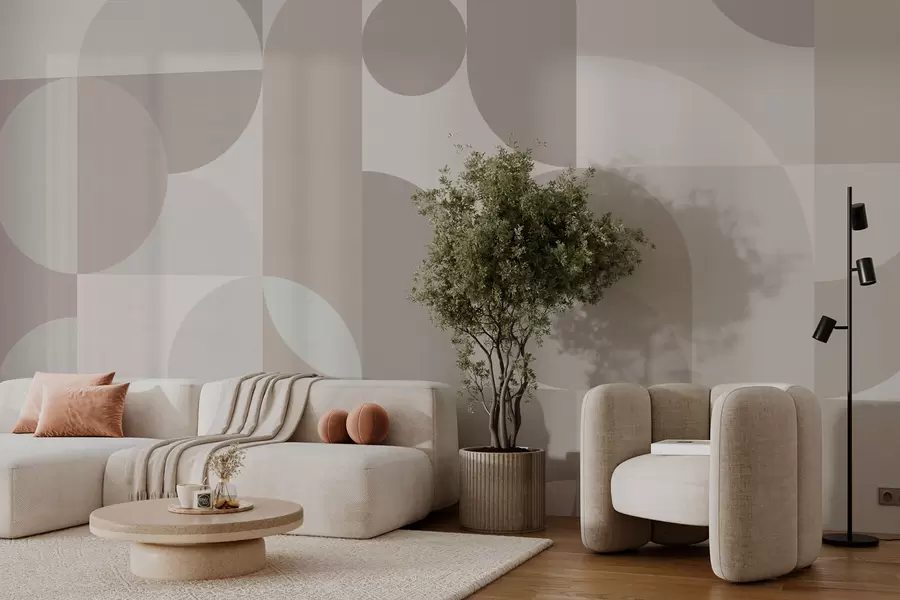 Fototapet Snygg geometritrend w03058