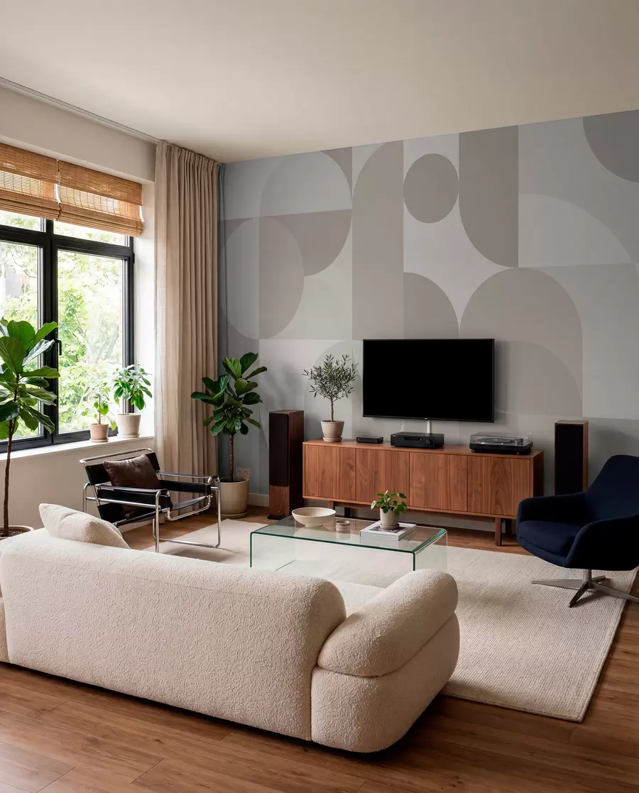 Fototapet Snygg geometritrend w03058