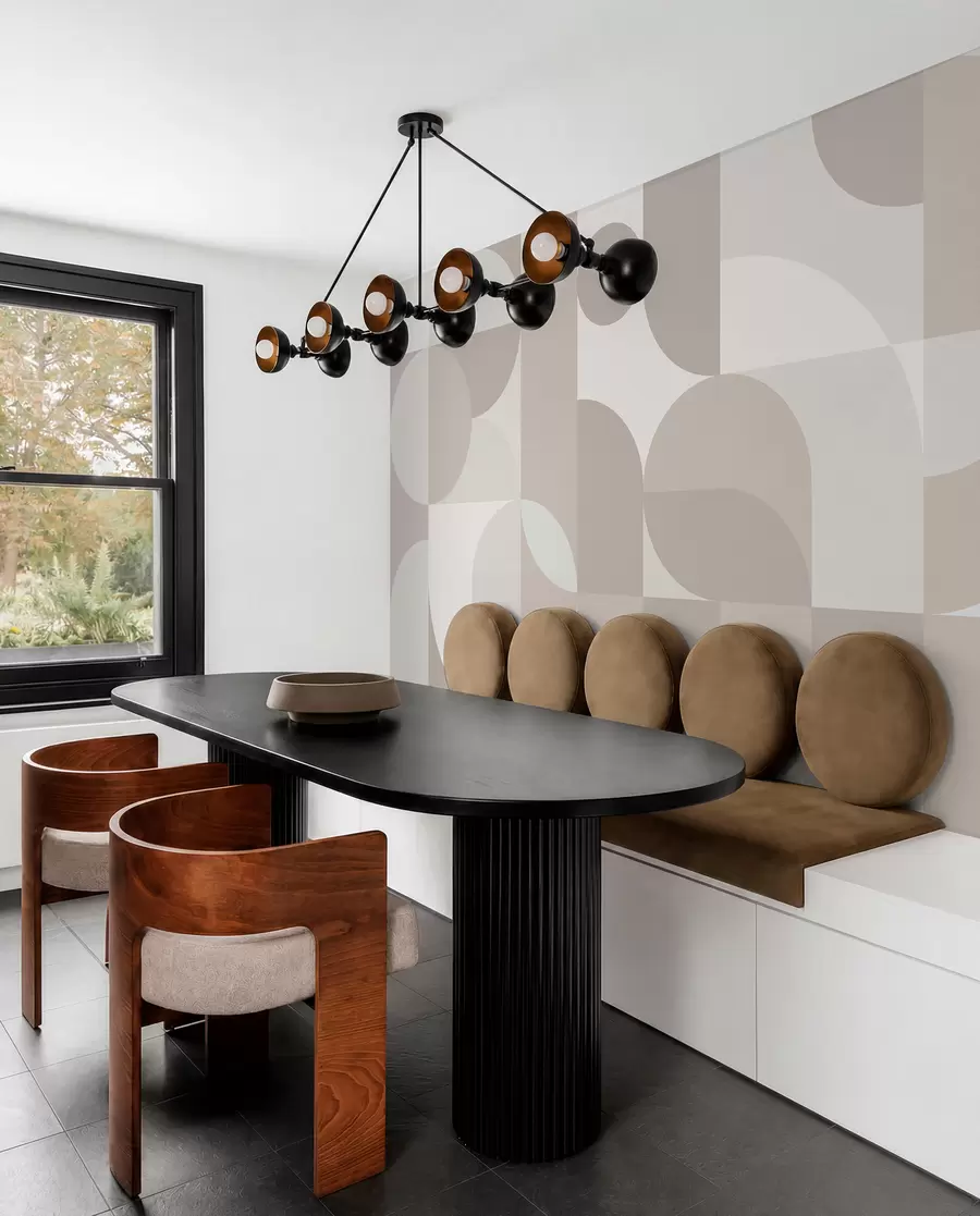 Fototapet Snygg geometritrend w03058