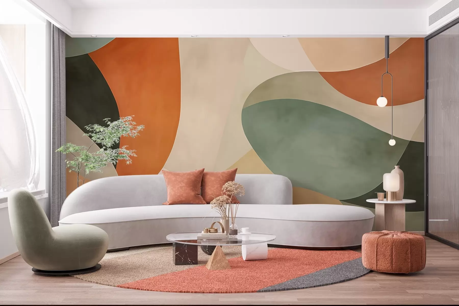 Fototapet Abstrakt komposition w03094