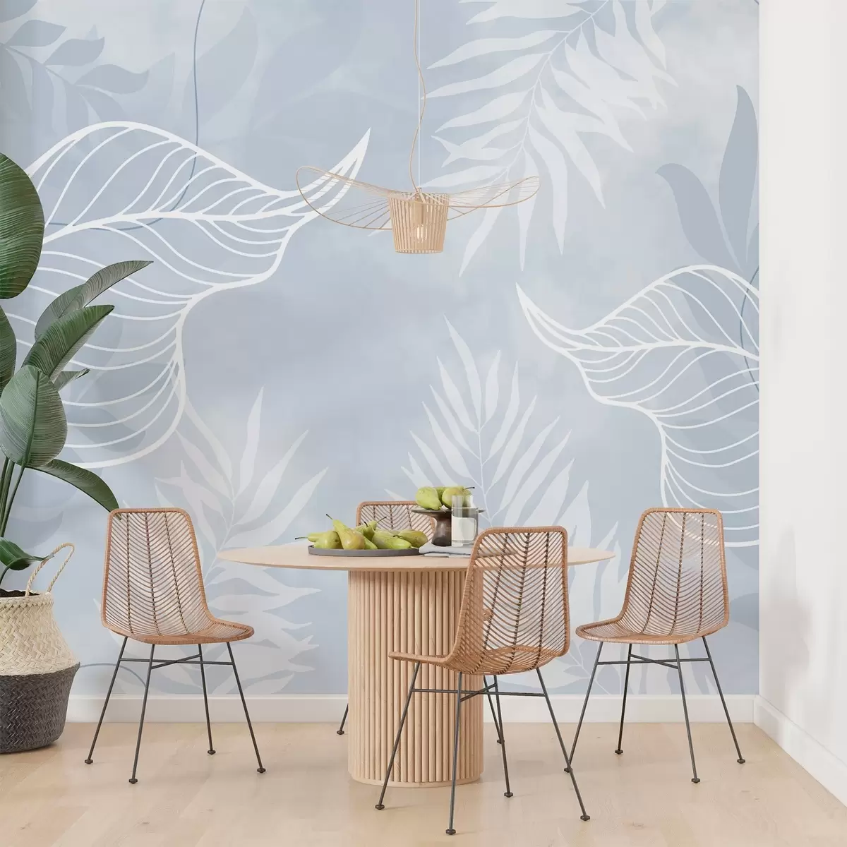 Fototapet Linjär botanisk sammansättning w03235v1