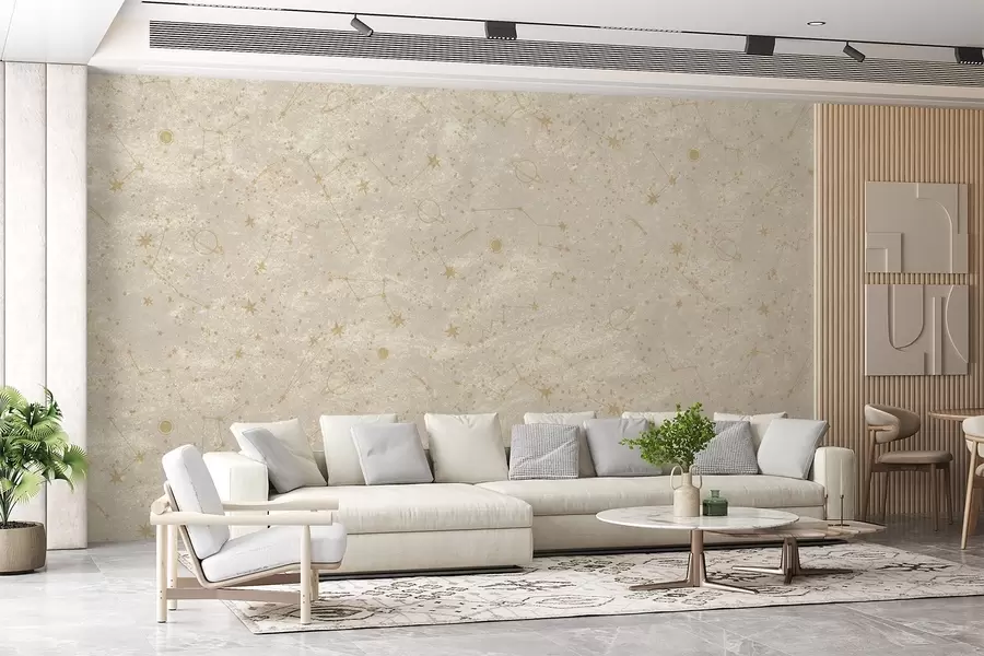 Fototapet Skonsamma stjärnor, planeter och konstellationer w08931