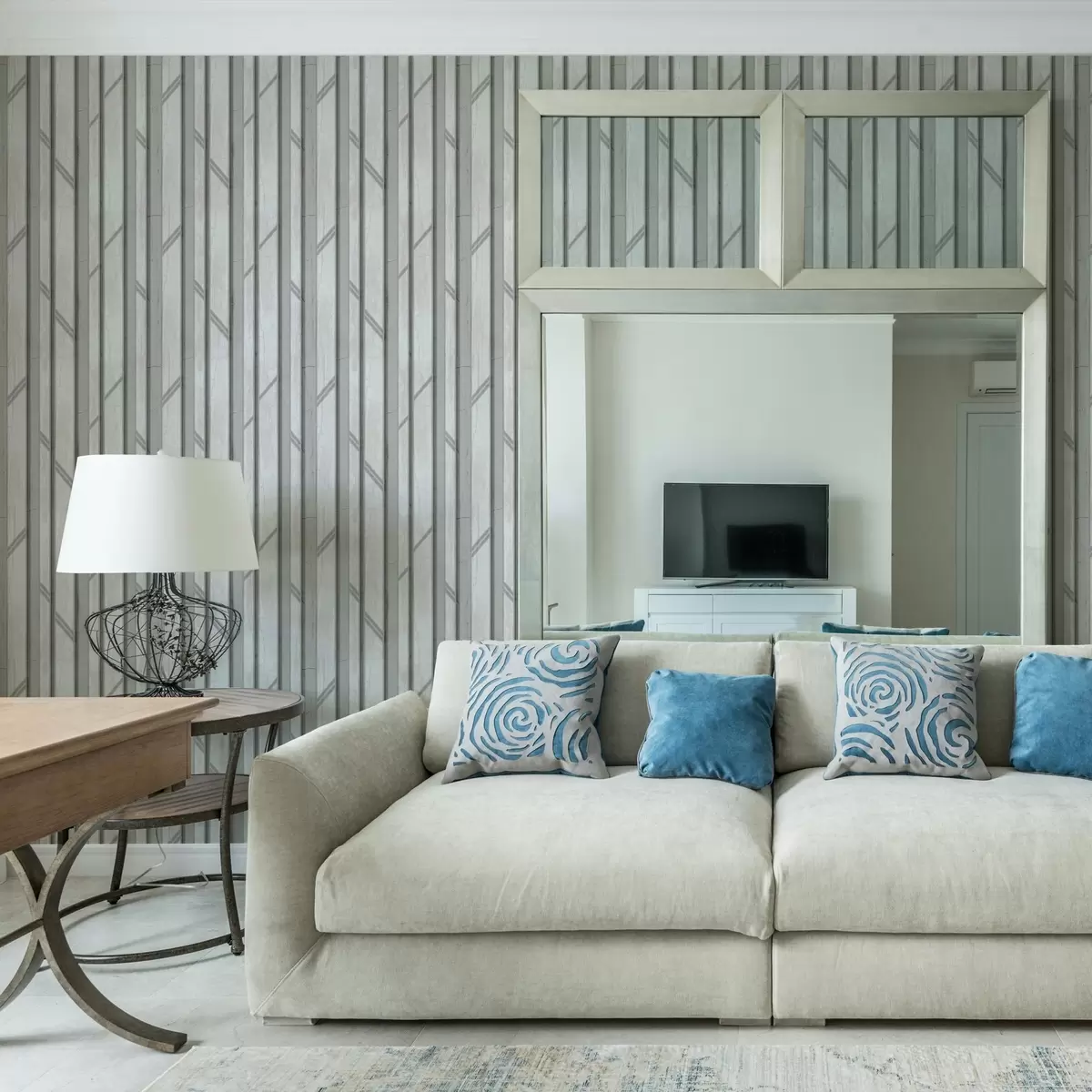 Bakgrund Träpaneleffekt i ljusgrå färg a00055