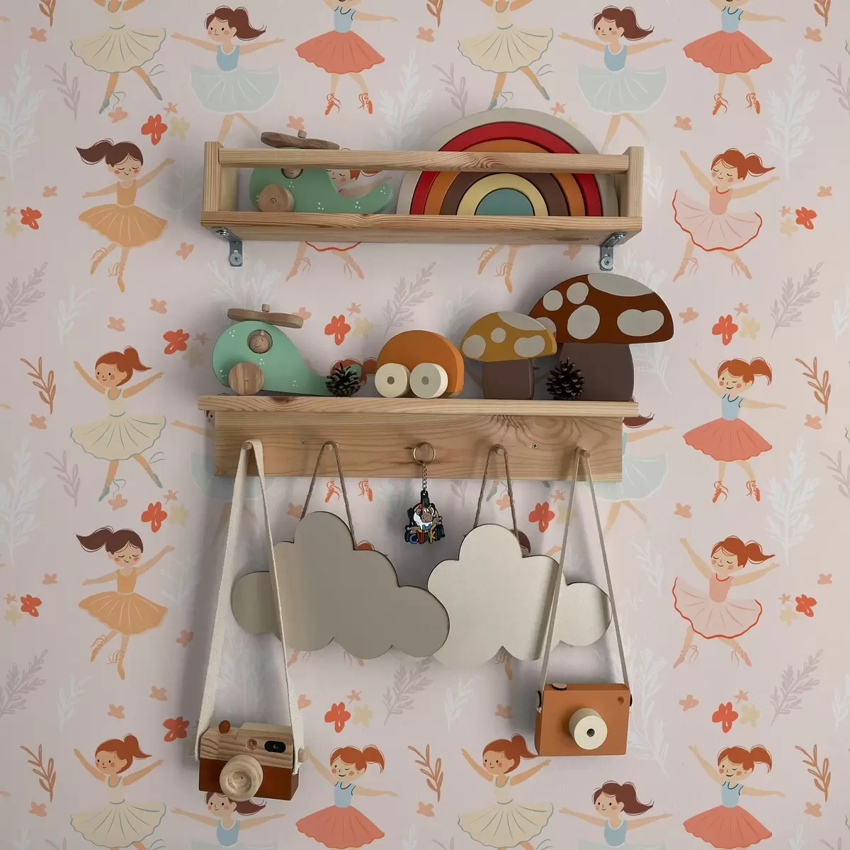 Bakgrund Ballerinaflickor i blommor a00078