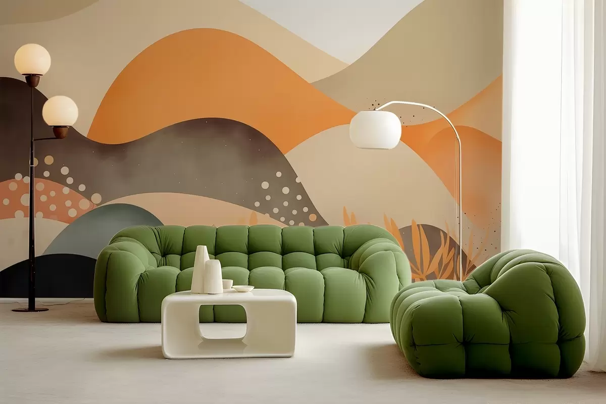 Fototapet Abstrakt landskap w03425