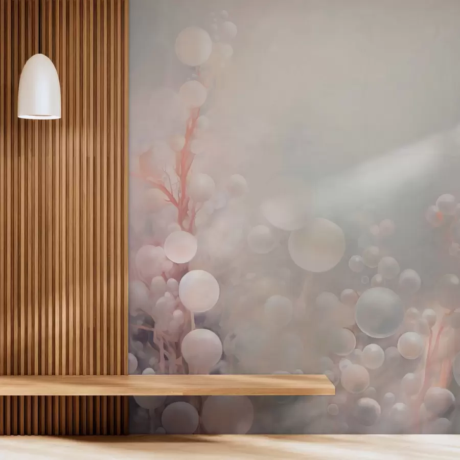 Fototapet Abstrakta bubblor w03771