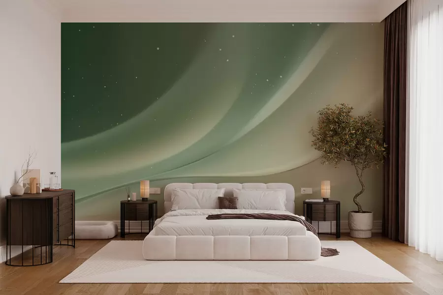 Fototapet Abstrakta vågor Aurora w03751