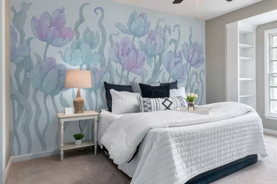 Fototapet Delikata och eleganta tulpaner w03817v2