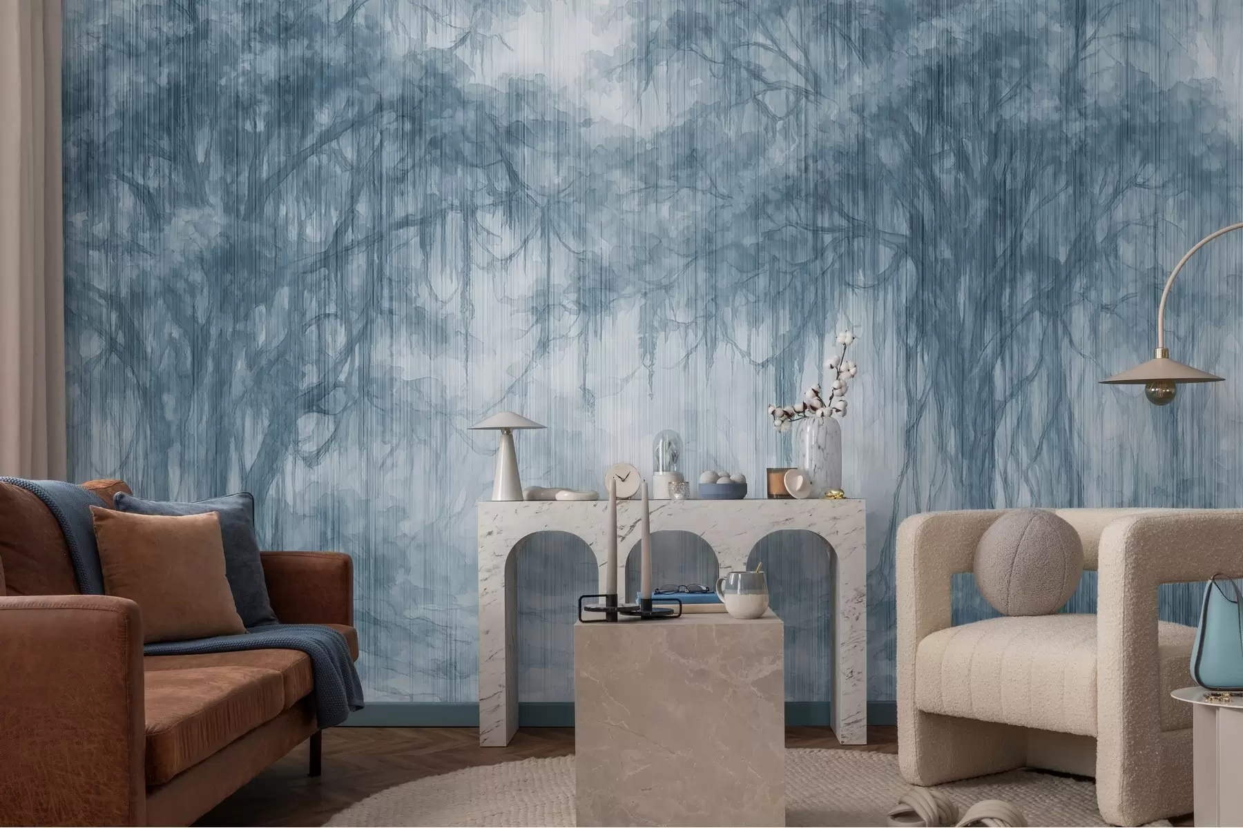 Fototapet Abstrakta träd w03819v2