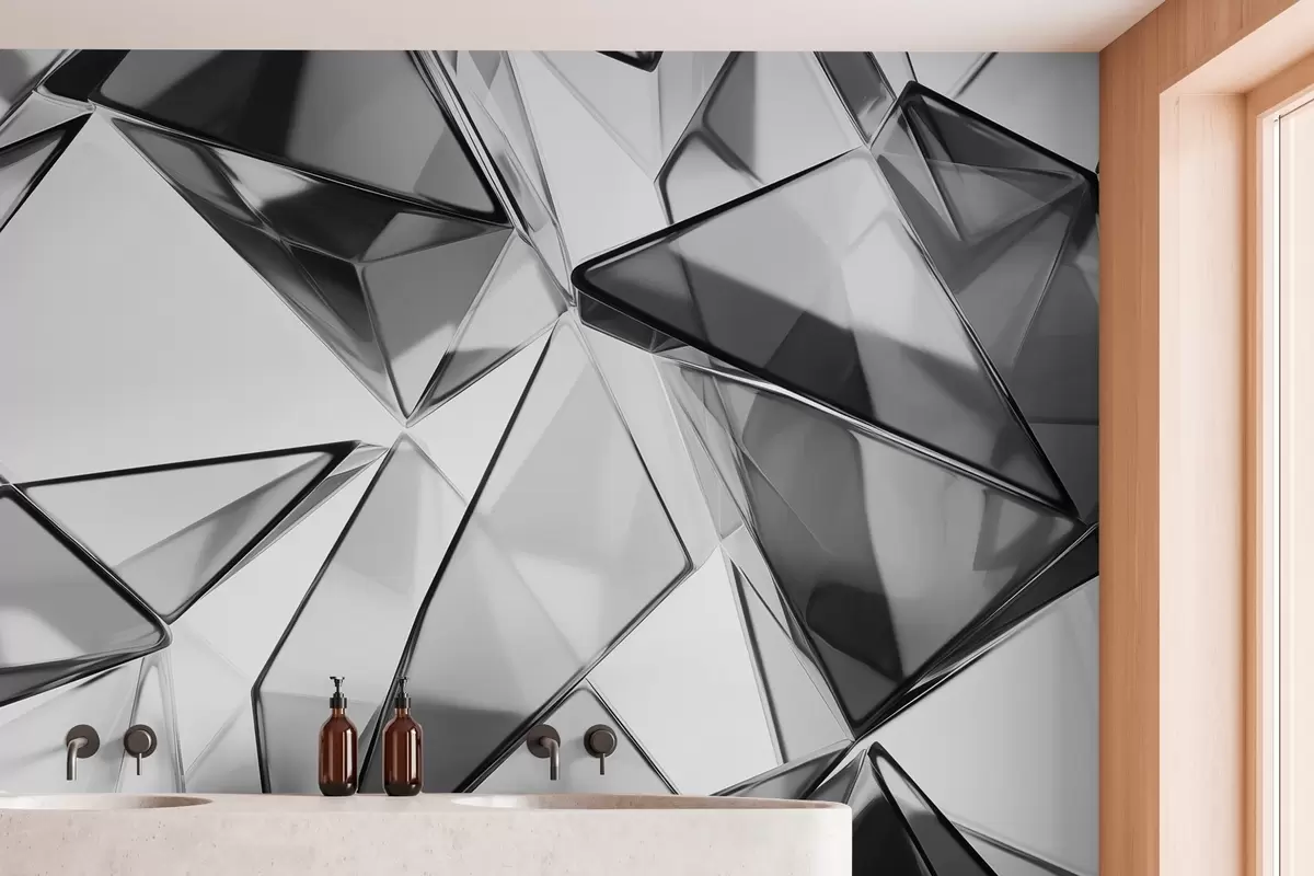 Fototapet Prismatisk abstraktion w03903