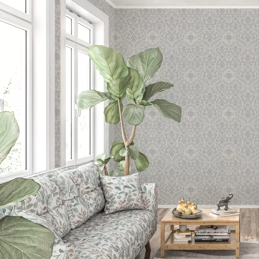 Fototapet Blå mönster a00113