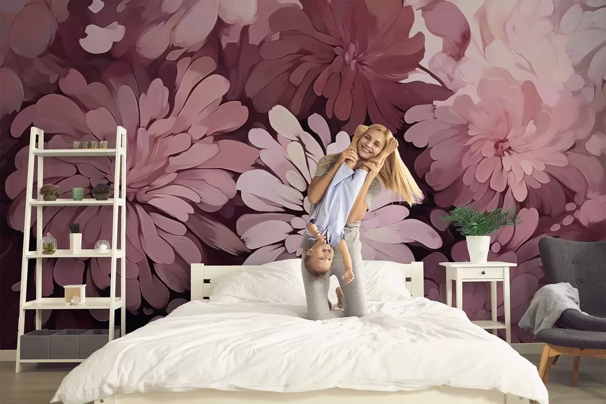 Fototapet Stora blommor w03894