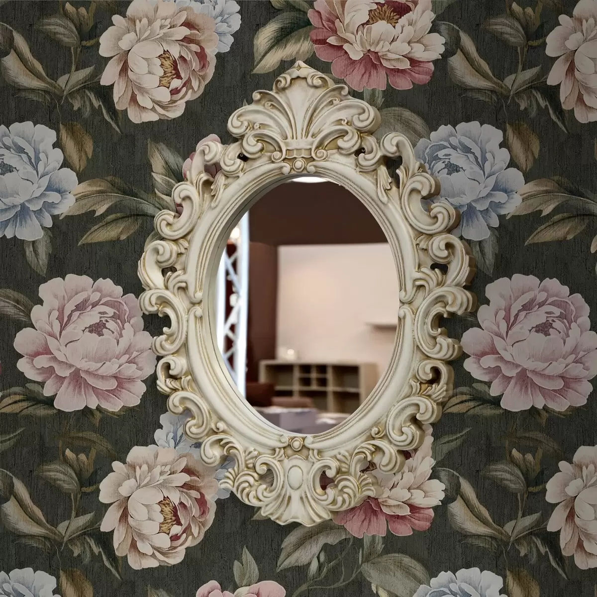 Bakgrund Pioner på mörkgrön bakgrund a00106