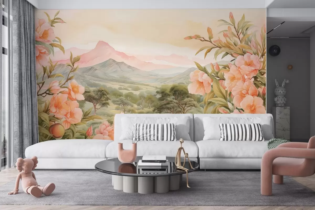 Fototapet Bergsutsikt w03967