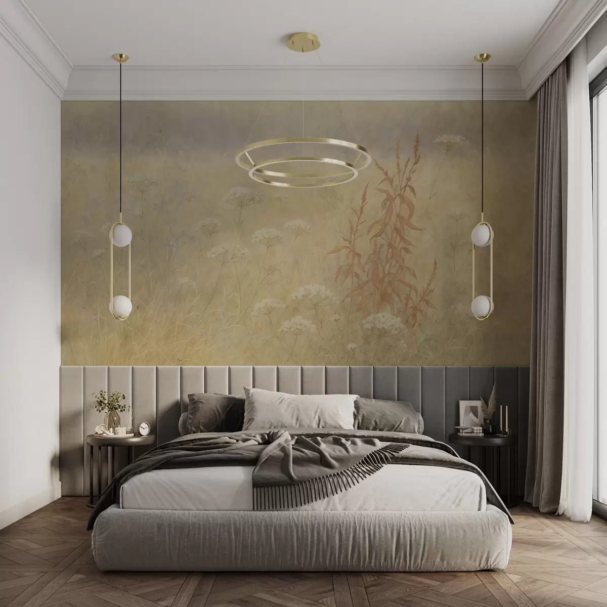 Fototapet Akvarellfält w03972