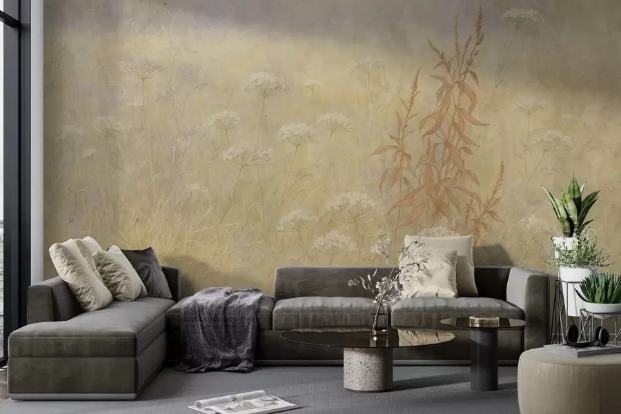 Fototapet Akvarellfält w03972