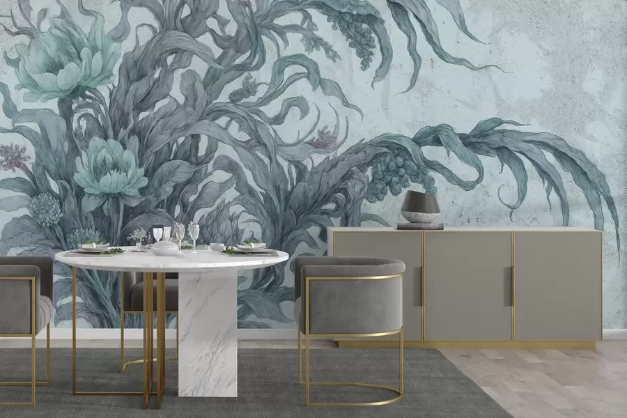 Fototapet Surrealistiska växter w03979v1