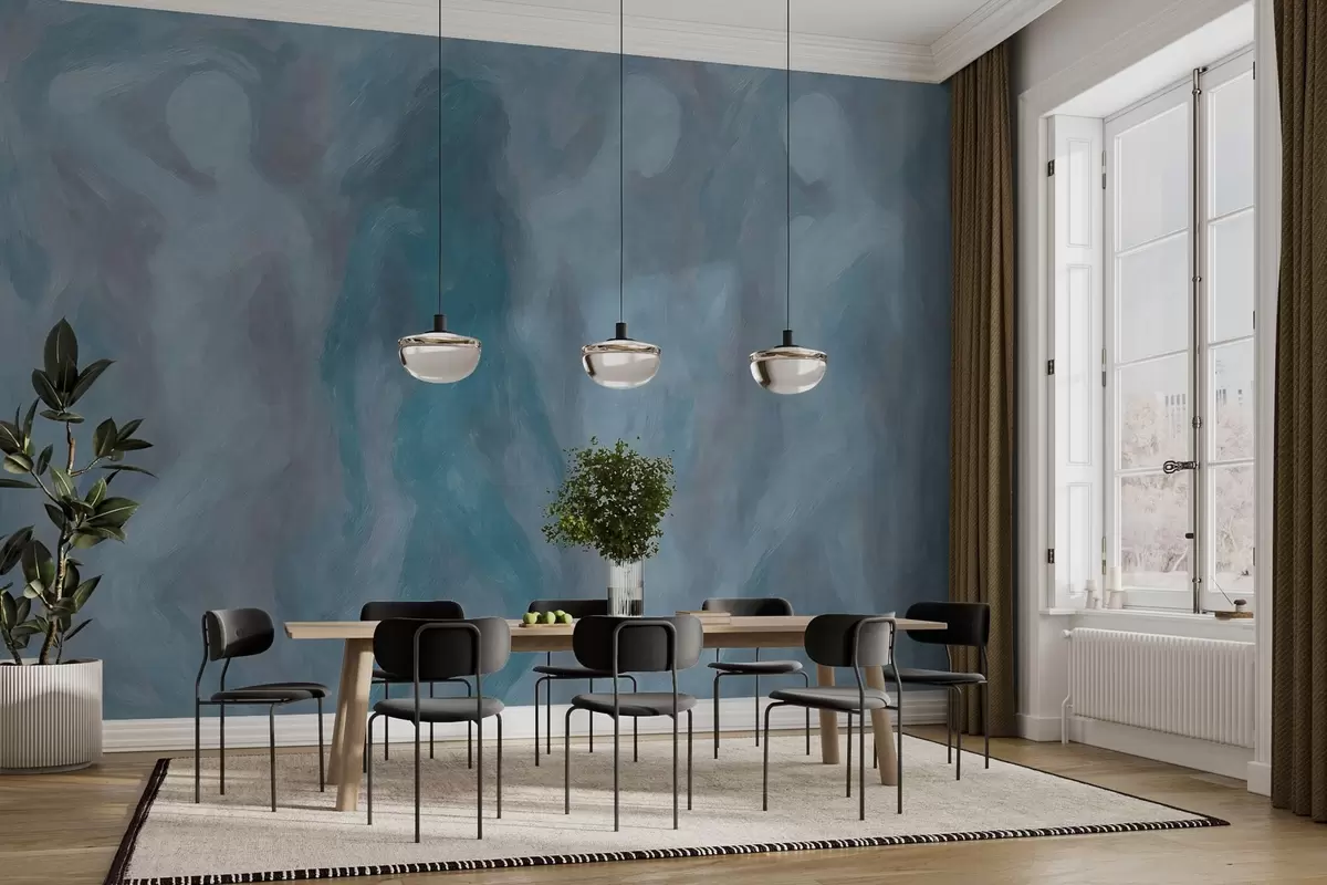 Fototapet Abstrakta silhuetter w03982v1