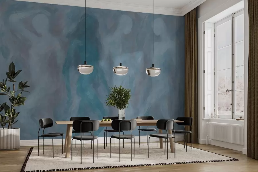 Fototapet Abstrakta silhuetter w03982v1