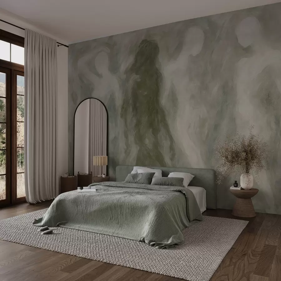 Fototapet Abstrakta silhuetter w03982v2