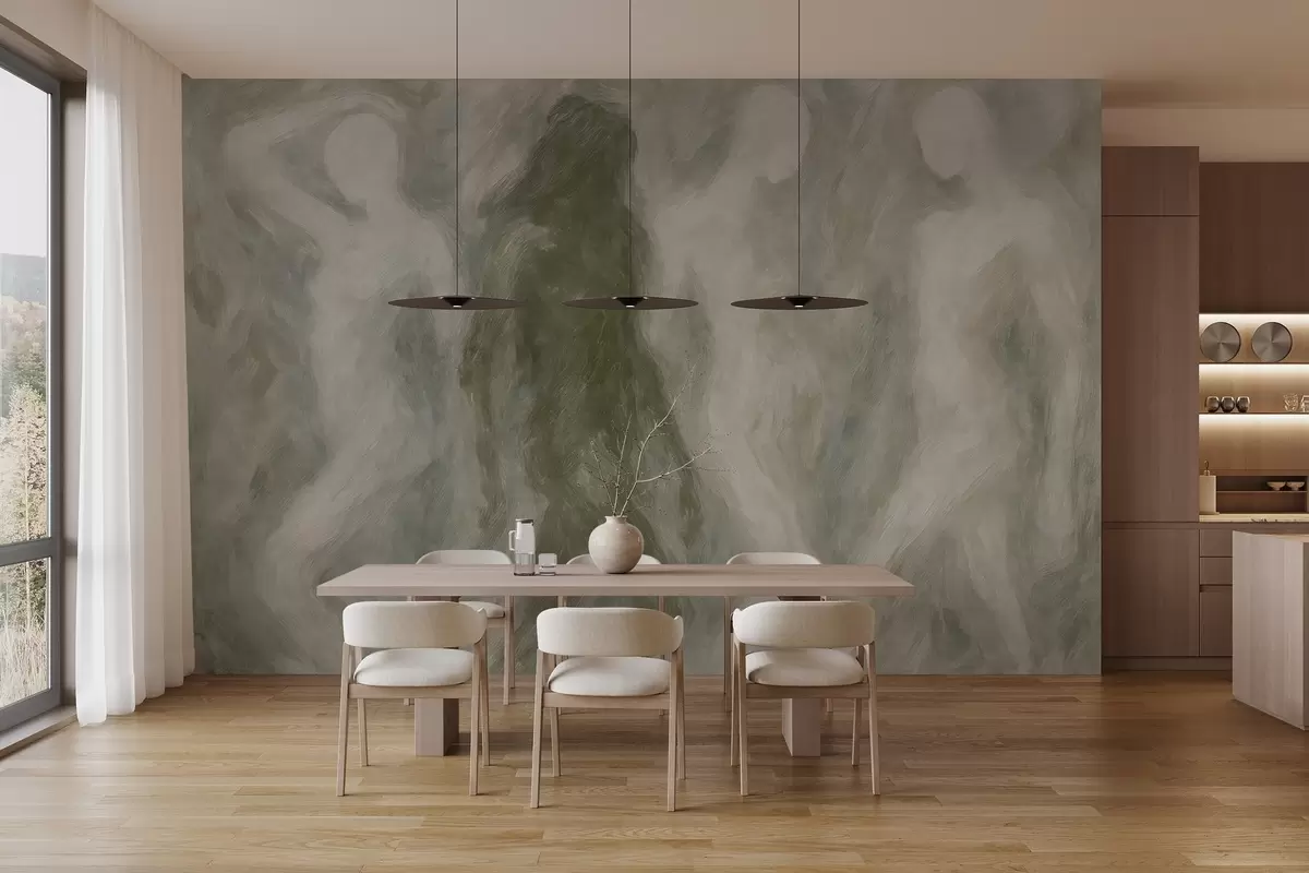 Fototapet Abstrakta silhuetter w03982v2