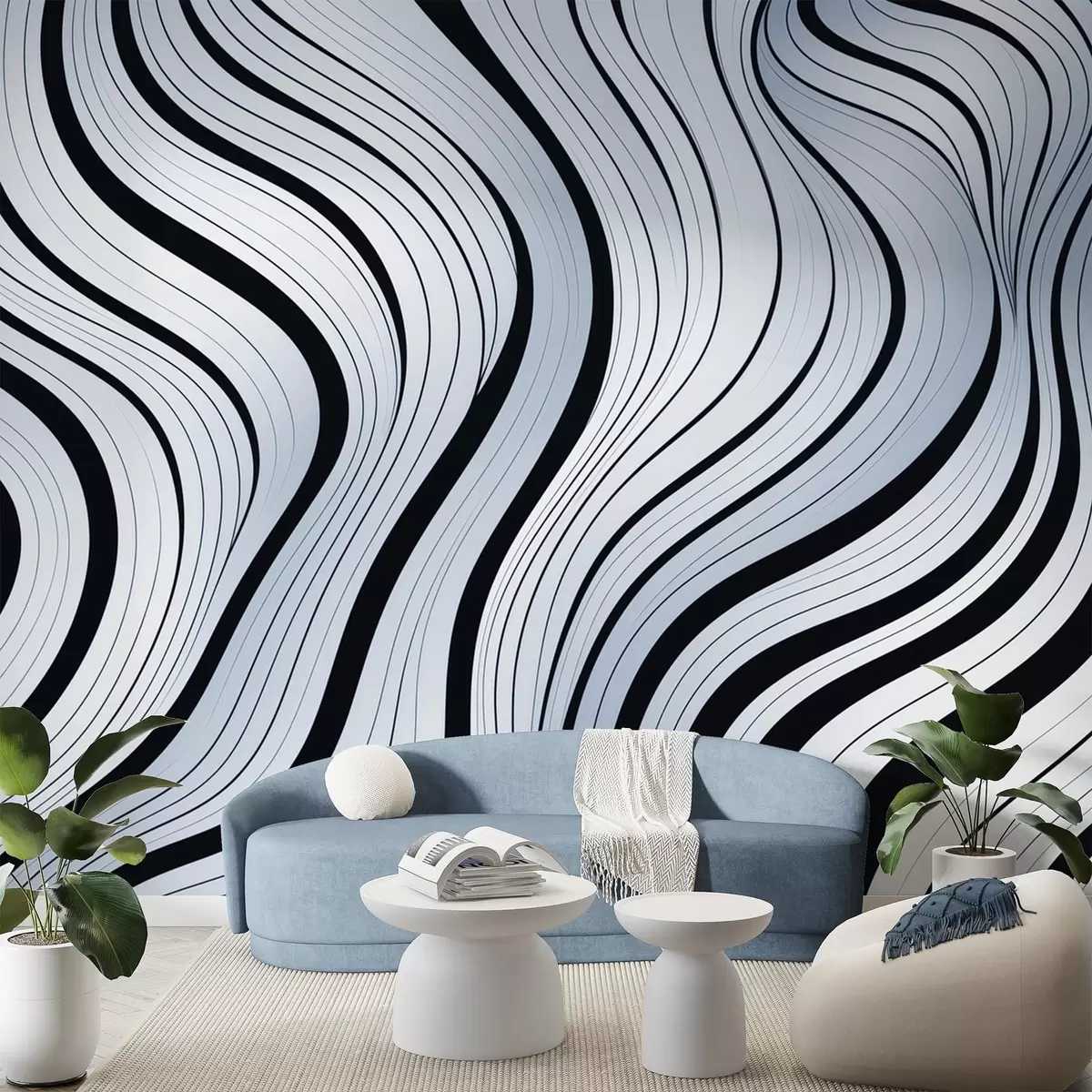 Fototapet Abstrakta vågor w04022v1