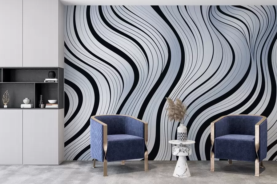 Fototapet Abstrakta vågor w04022v1