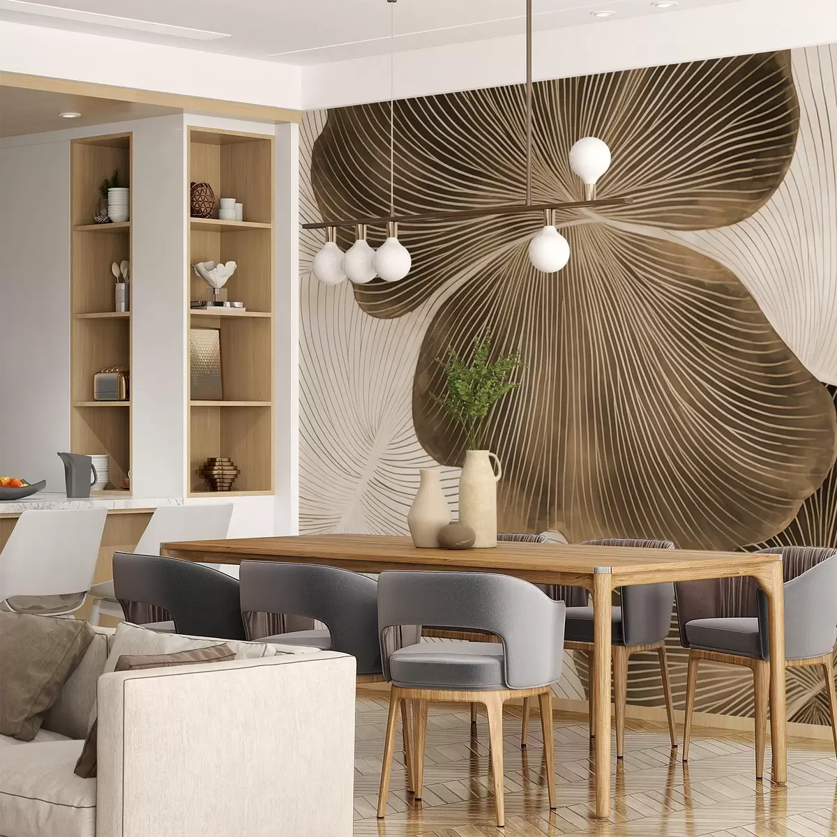 Fototapet Mjuka mönster w04042v1