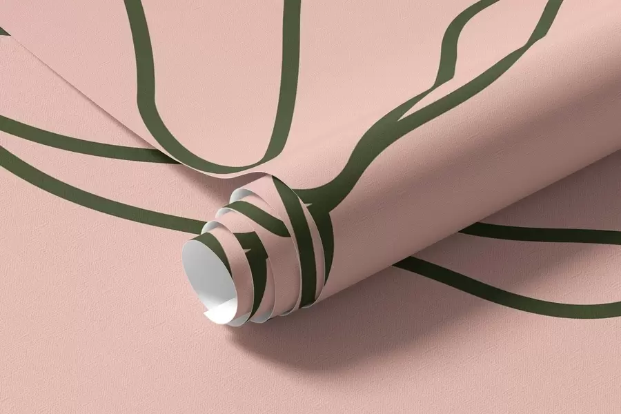 Fototapet Delikata blomlinjer w09167v1