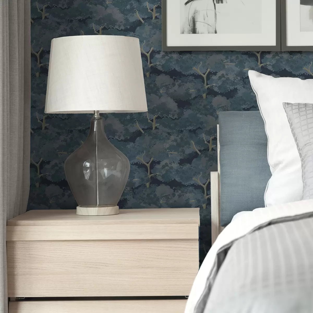 Bakgrund Beige och sandmönster av träd i pastellstil a00170v1