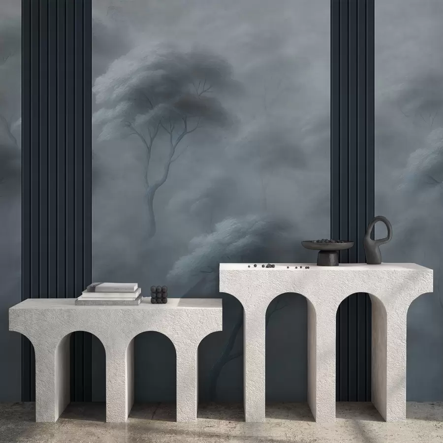 Fototapet Skog möter panelkonst w04187v2