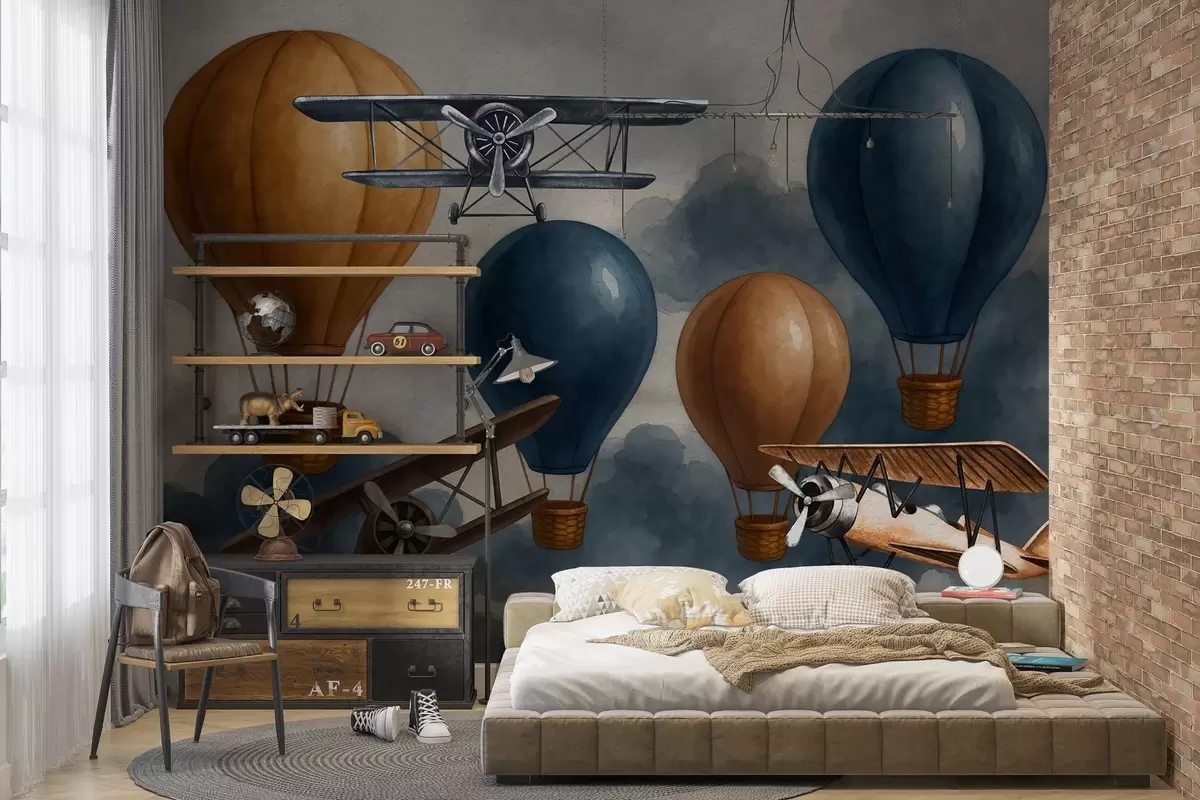 Fototapet Flygningar & flytande drömmar w04189