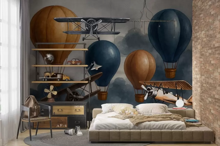 Fototapet Flygningar & flytande drömmar w04189