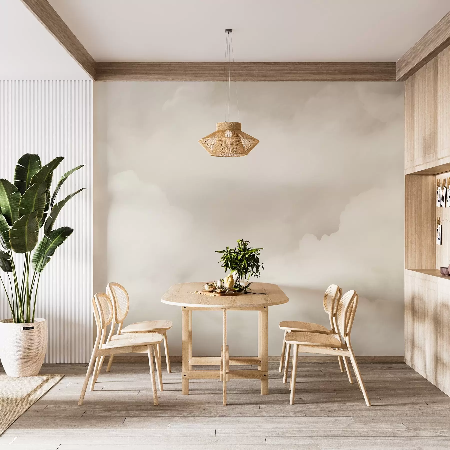 Fototapet Mjuka moln w04224