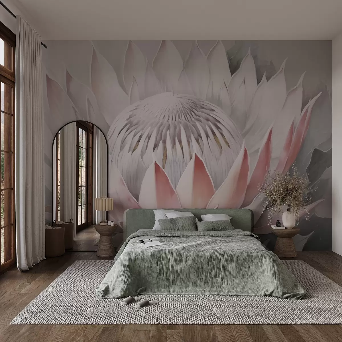 Fototapet Stor protea w04241