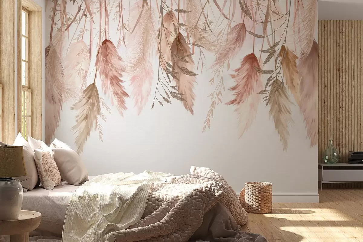 Fototapet Torkade blomställningar w04253