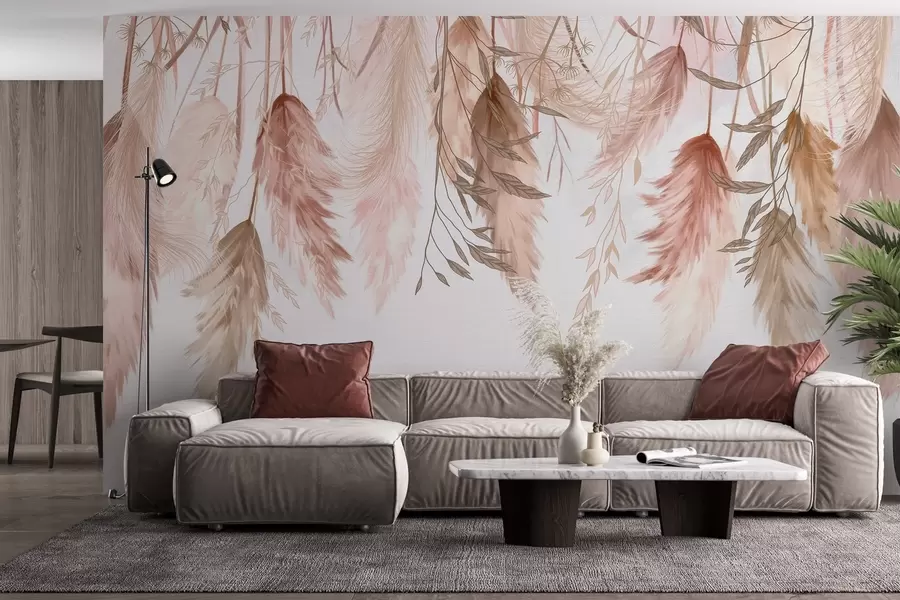 Fototapet Torkade blomställningar w04253