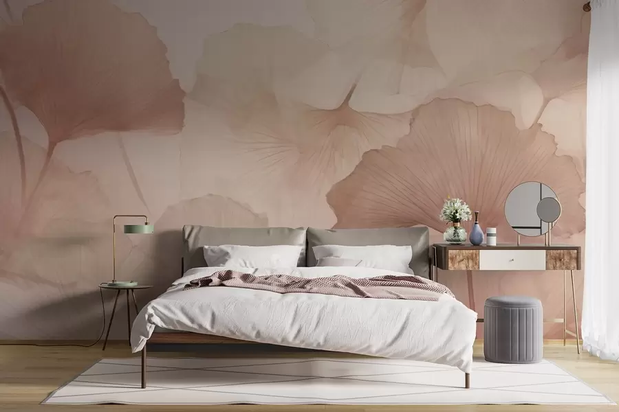 Fototapet Ginkgo blad w04280