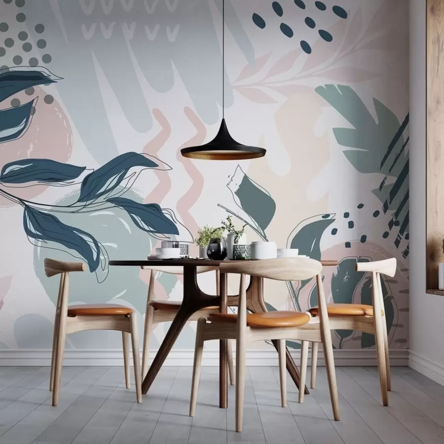 Fototapet Abstrakta blad w04281v1