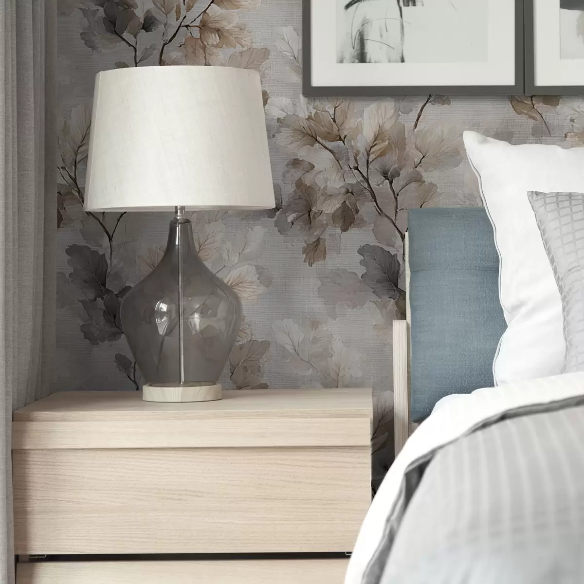 Bakgrund Neutralt akvarellmönster för grenar a00422