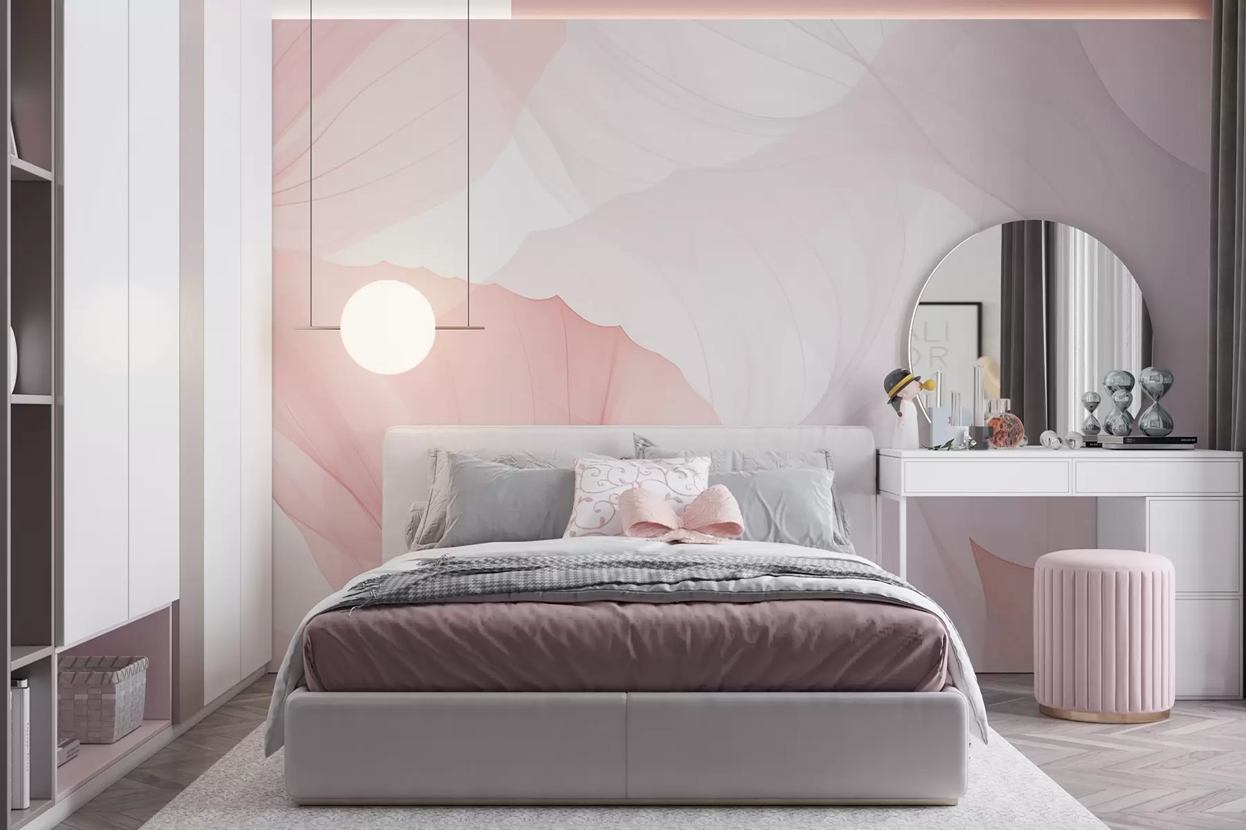 Fototapet Transparenta kronblad w04290v1